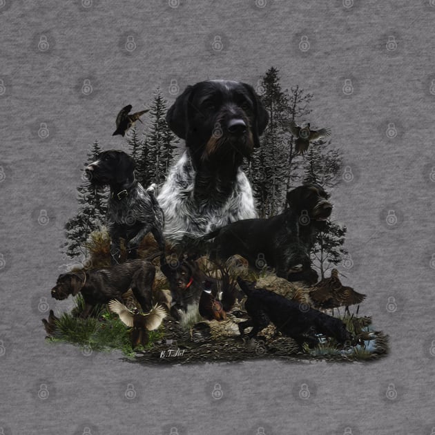 German Wirehaired Pointers by German Wirehaired Pointer 